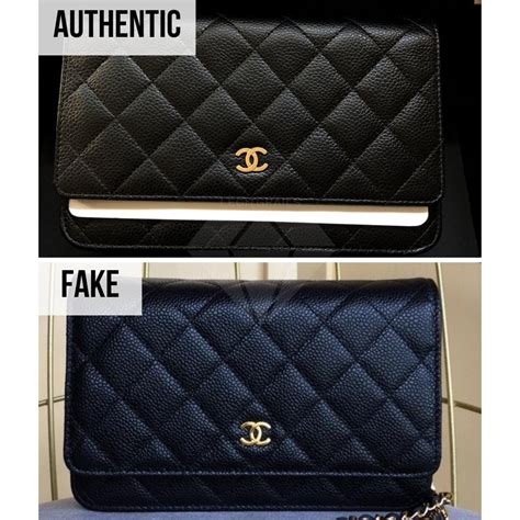 chanel wallet on chain caviar replica|How To Spot A Fake Chanel Wallet.